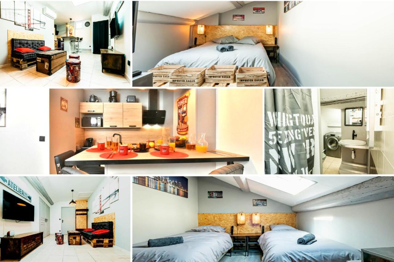 Centre Historique - Free Parking - Self Checkin - Wifi - Industriel - Sleepntripbeziers Apartment Exterior photo