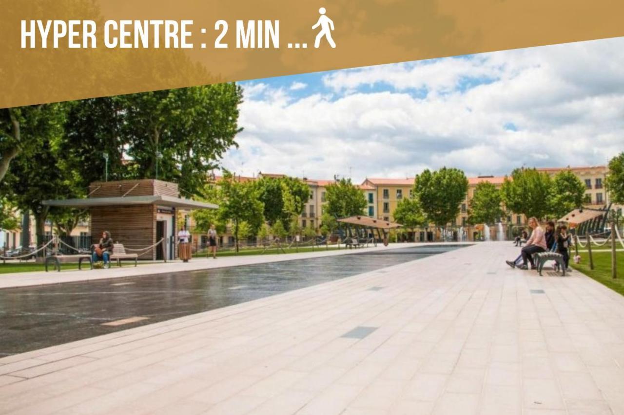 Centre Historique - Free Parking - Self Checkin - Wifi - Industriel - Sleepntripbeziers Apartment Exterior photo